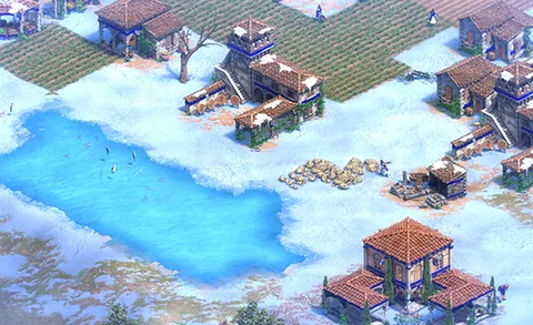 Alpine Lakes in-game terrain