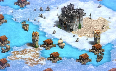 BR Battle On Ice in-game terrain
