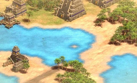 City of Lakes in-game terrain