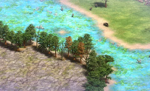 CtR Monsoon in-game terrain