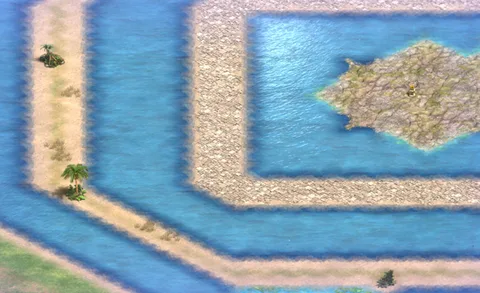 CtR Spiral in-game terrain