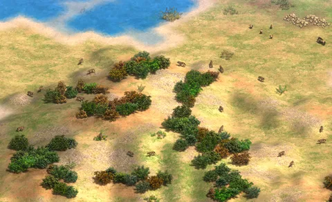 Dingos in-game terrain