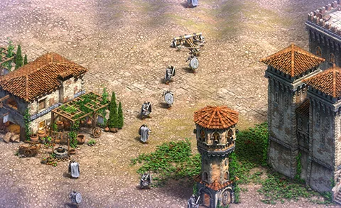 BR Fall of Rome in-game terrain