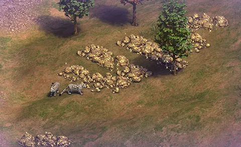 Gold Rush in-game terrain