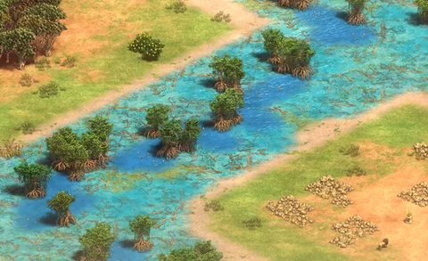 Golden Stream in-game terrain