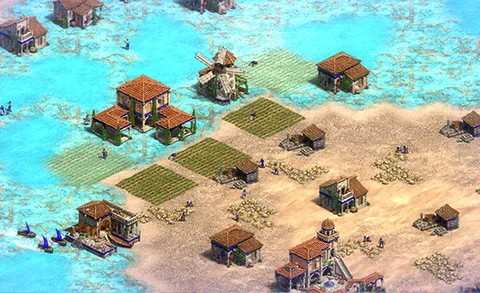 Golden Swamp in-game terrain
