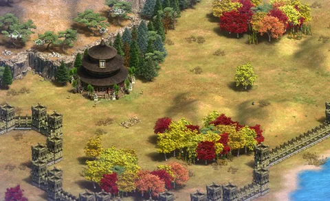 Great Wall in-game terrain