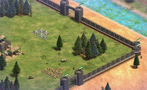 Hill Fort in-game terrain
