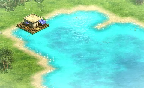 Islands in-game terrain