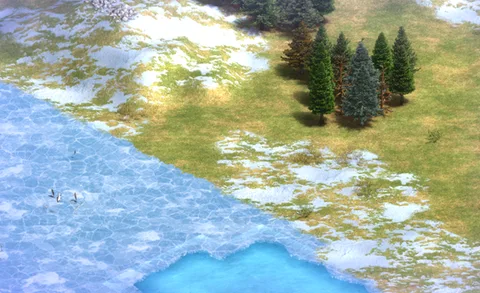 Journey South in-game terrain