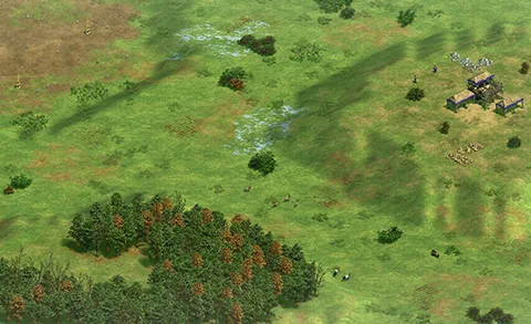 Meadow in-game terrain