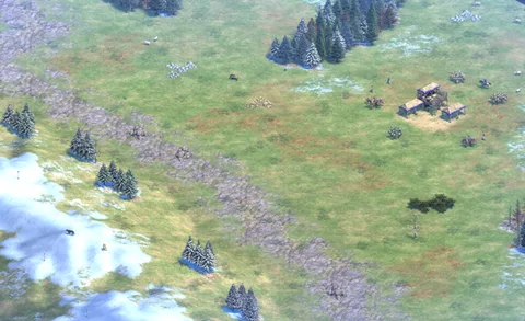 Mountain Range in-game terrain