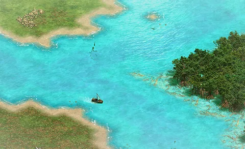 Pacific Islands in-game terrain
