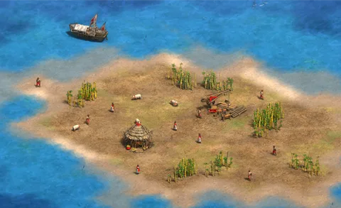Pilgrims in-game terrain