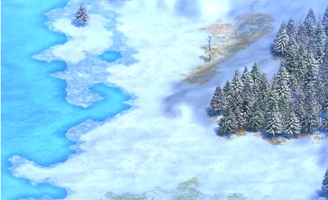 Norse Lands in-game terrain