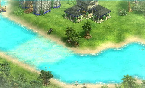 Rivers in-game terrain