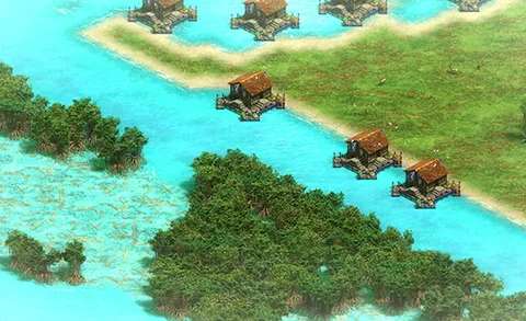 Sandbank in-game terrain