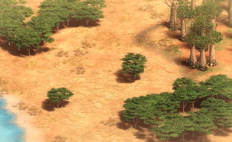 Serengeti in-game terrain