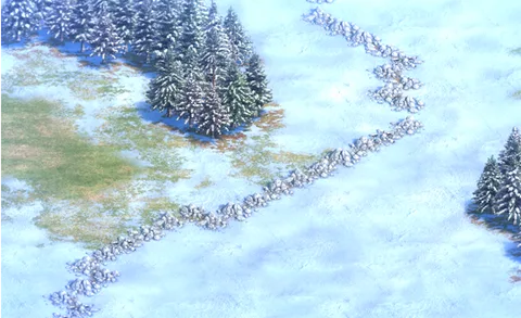 Border Stones in-game terrain