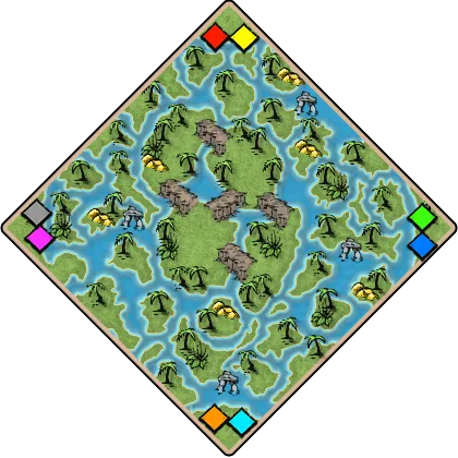 Jungle Islands example layout