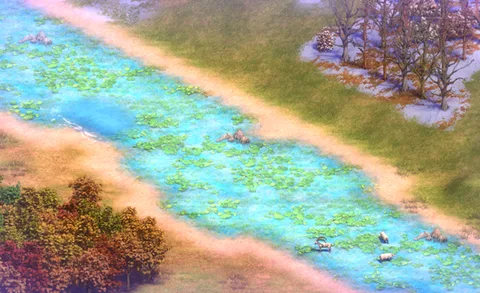 Sprawling Streams in-game terrain
