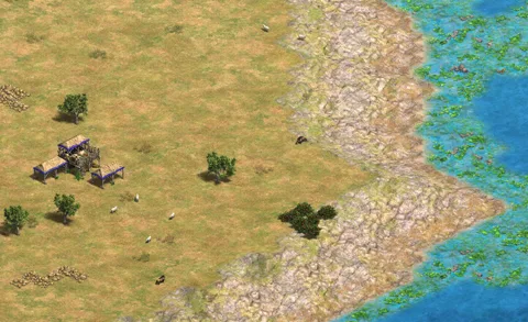 Volcanic Island in-game terrain