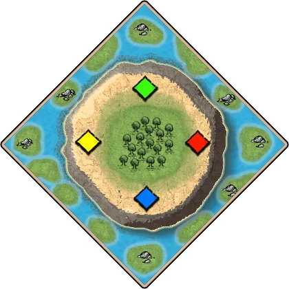 Volcanic Island example layout