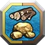 50% wood, 50% gold
