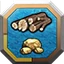 75% wood, 25% gold